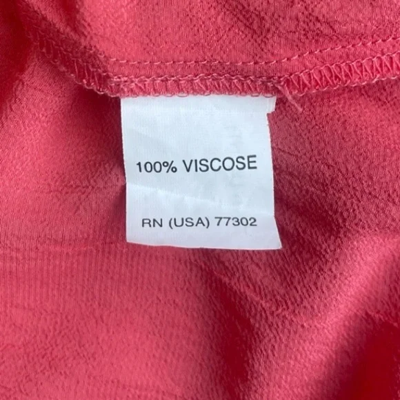 Zara Woman Pink Coral Sleeveless Ruffle Hem Blouse Top - Small - Picture 9 of 11